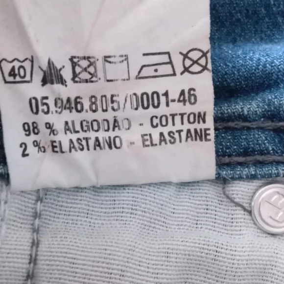 Emporio Brazilian  designer denim woman short size 36 - Picture 7 of 8